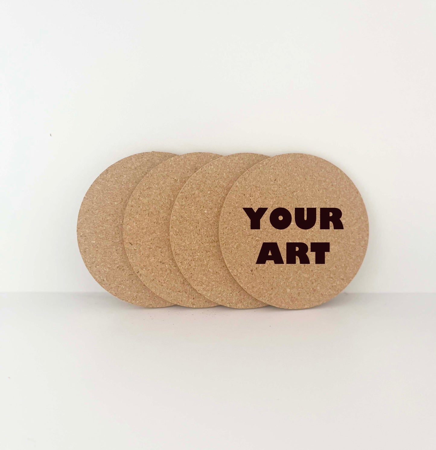 Personalized Cork Coasters | Set of 4