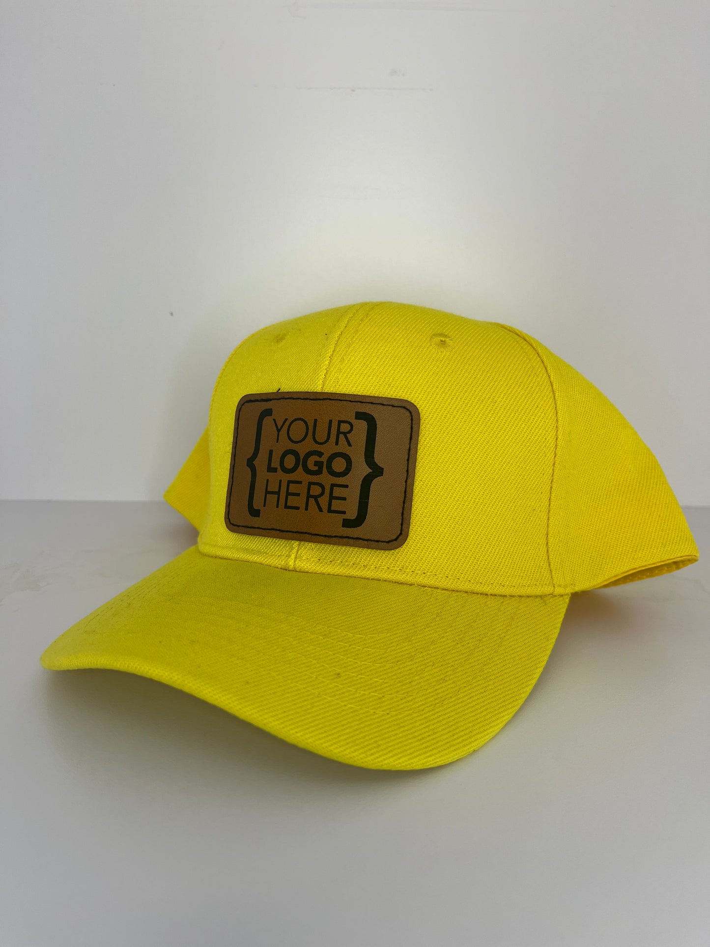 Custom Leather Patch Hat